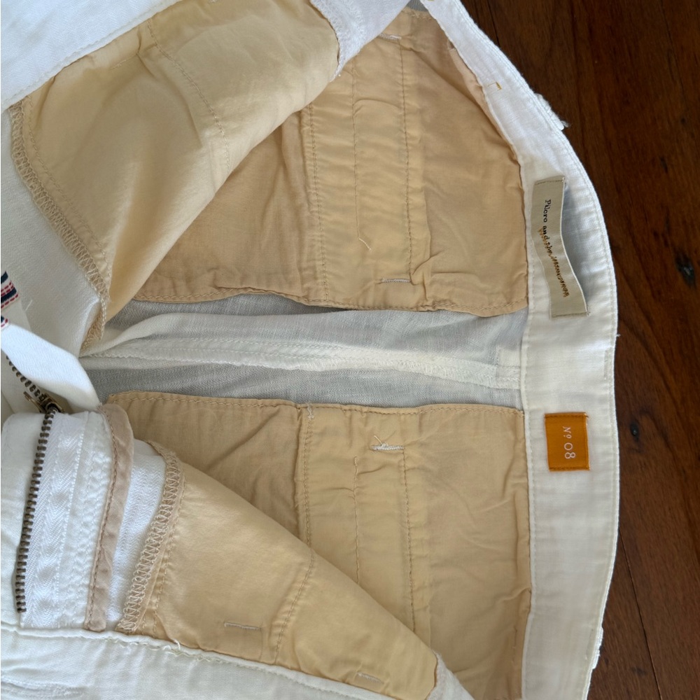 Anthropologie Pilcro white Linen wide leg pant, size 8 ready for summer! - Picture 4 of 11